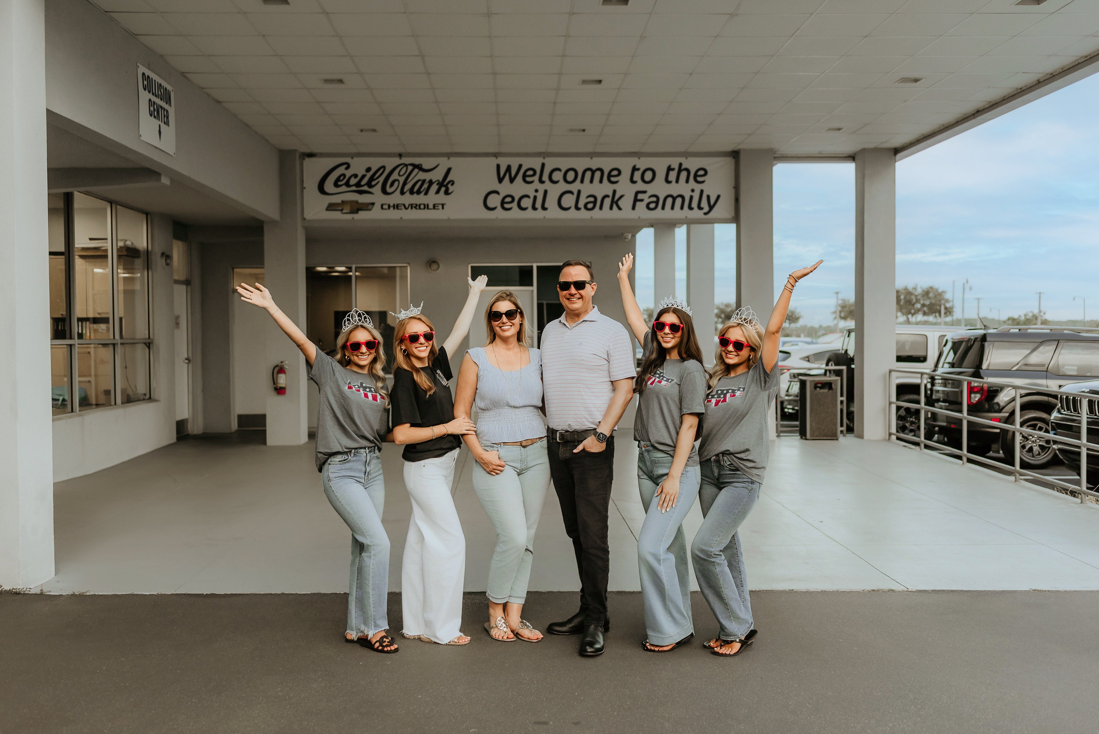 Cecil Clark Chevrolet team participating in the community
