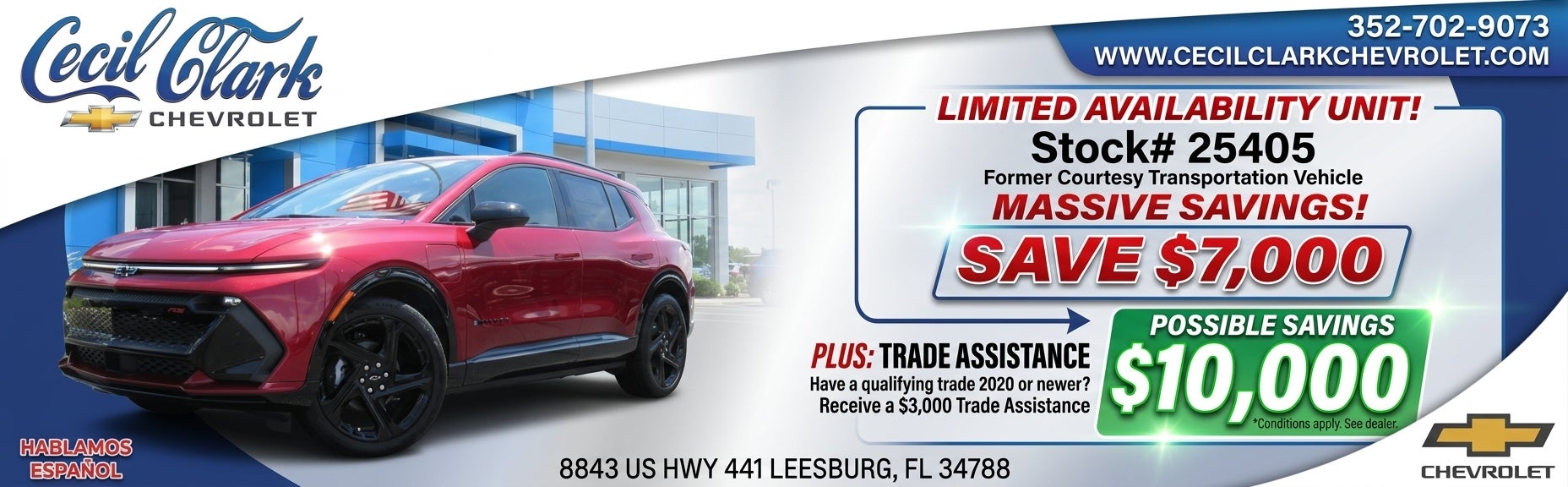 Save on the Equinox EV in-stock!